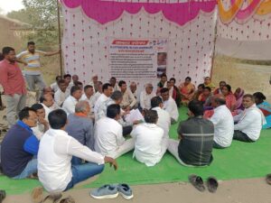 Hunger strike against :