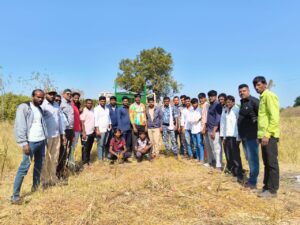 A bear fell into a well