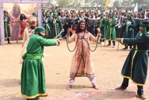 ZP employees gave social message through live performances