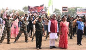 ZP employees gave social message through live performances