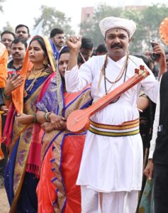 ZP employees gave social message through live performances