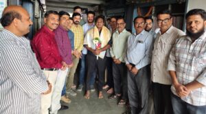 Proud felicitation ceremony in Dhad area on the auspicious occasion of Shiva Jayanti