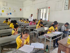 806 students appeared for the exam