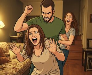 Woman beaten by two people who entered the house
