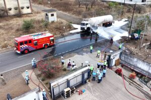 Maha-Mock Drill on LPG Gas Leakage in Khamgaon MIDC