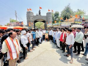 Grand Milk Ablution and Protest March at Dhad in Honor of Chhatrapati Shivaji Maharaj