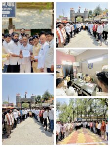 Grand Milk Ablution and Protest March at Dhad in Honor of Chhatrapati Shivaji Maharaj