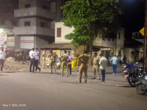 Stone pelting in Khamgaon