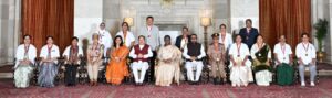 Ujjwala Soyam of Chandrapur honored with the National Florence Nightingale Award.
