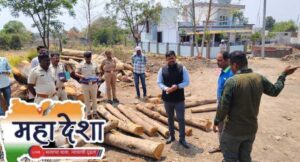 DFO raids Vishwakarma Sawmill in Kelvad