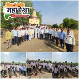 Development Initiatives Launched in Dhamangaon: Groundbreaking Ceremony for Works Worth ₹20 Lakhs Concluded with Great Enthusiasm.