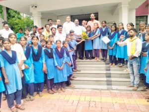 A school for tribal students was held on the Zilla Parishad premises.