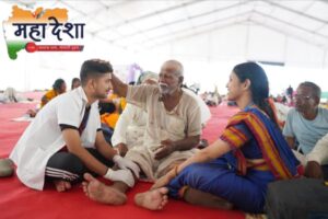 Safeguarding the health of lakhs of Warkaris through the 'Charanseva' initiative.