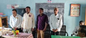 Formation of a new School Management Committee at the Zilla Parishad Higher Primary School in Kanka Bk., Taluka Mehkar.