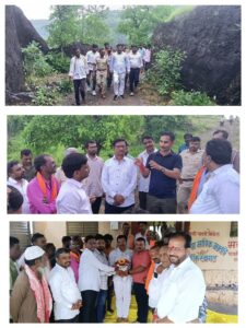 Idris Bhau Multani visits the Shri Kalika Devi Sansthan.