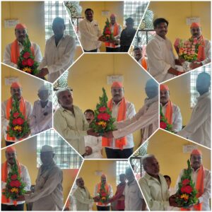 Grand felicitation of Shiv Sena District Chief Jalindar Budhwat in Januna village.