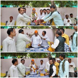 Election as District Central Bank Director; Jalindar Budhwat accorded grand felicitation in Taradkhed.