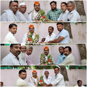 Election as District Central Bank Director; Jalindar Budhwat accorded grand felicitation in Taradkhed.