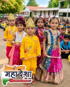 Grand Celebration of Shri Krishna Janmashtami at Devidasrao Ghorpade International School