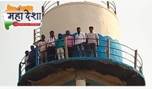 'Sholay-style' protest atop the Isrul water tank