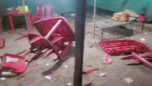 Rage at dhaba; beating, vandalism