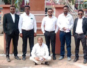 Administration not listening; Anger through Satyagraha in front of Mahatma Gandhi's statue