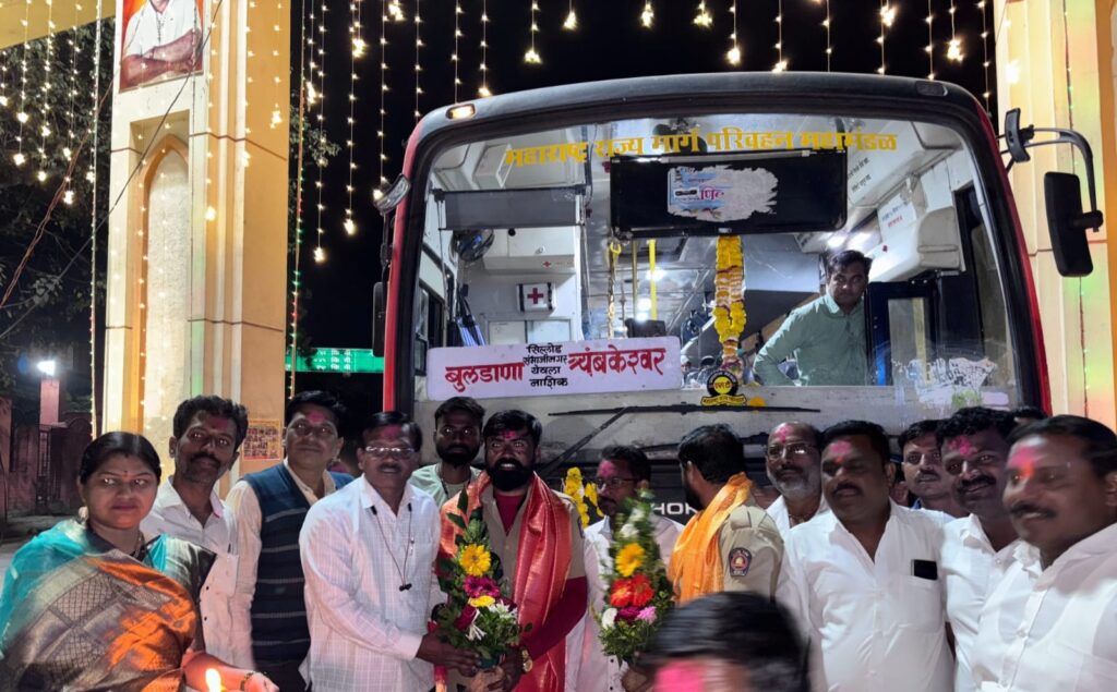 Buldhana to Trimbakeshwar bus service launched for devotees