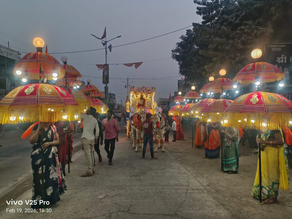Grand procession of Chhatrapati Shivaji Maharaj in Dhad