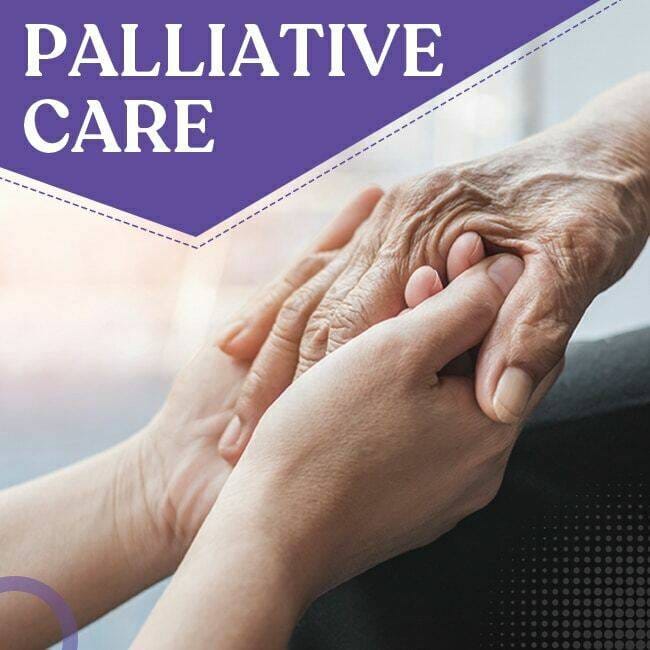 Palliative care services in the district for critically ill patients