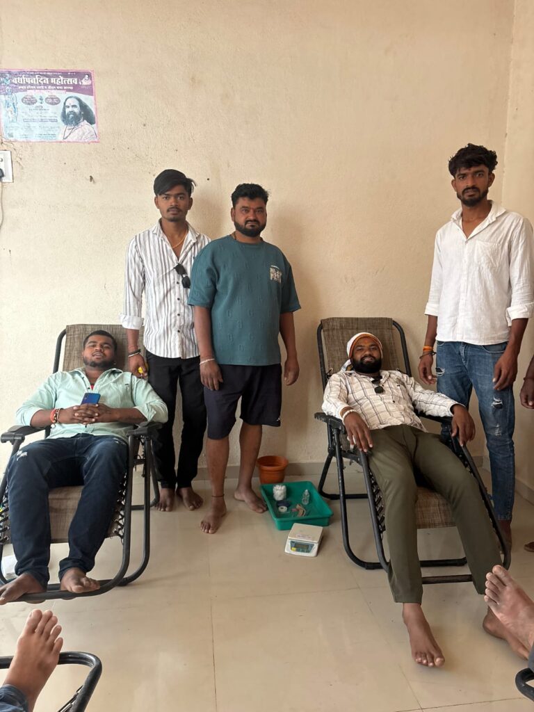 Grand Blood Donation Camp in Sagwan