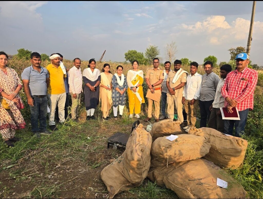 Intoxication crop in Dhotra Shivara