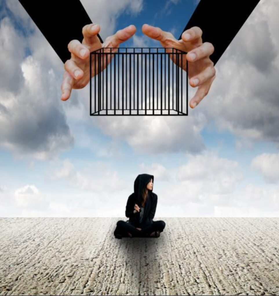Trapped in a love trap