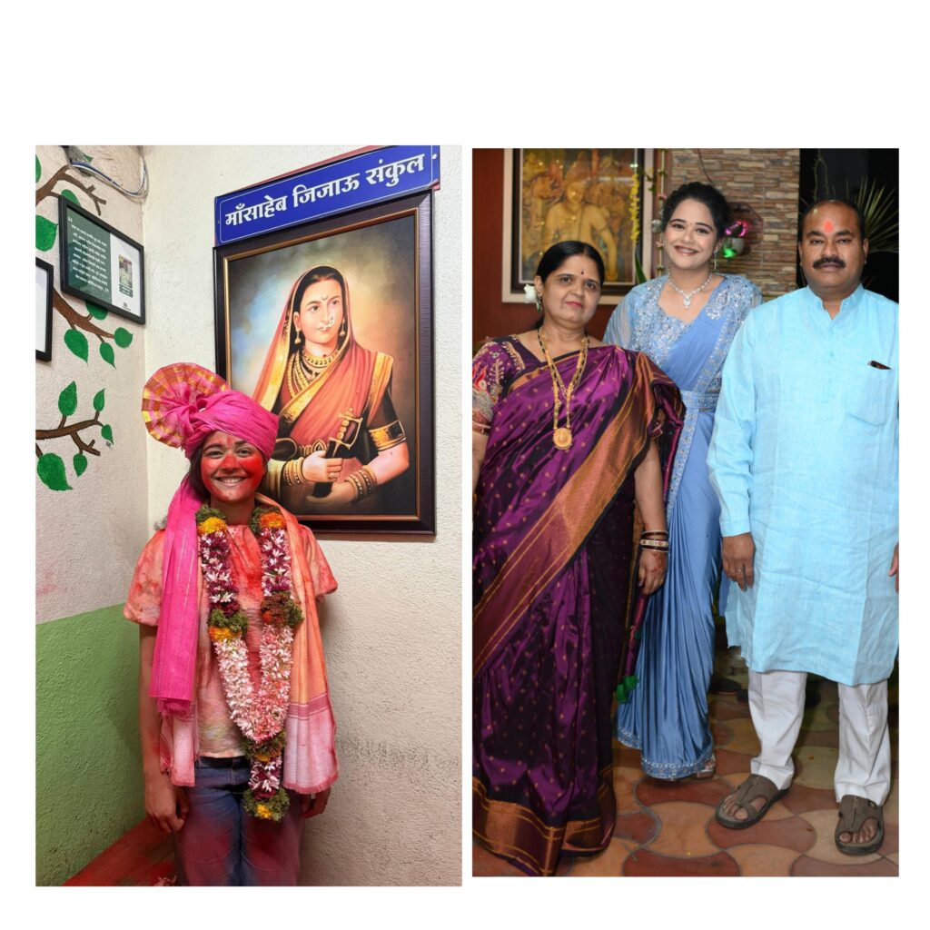 District Chief Jalinder Budhvat's Daughter at the Mantralaya