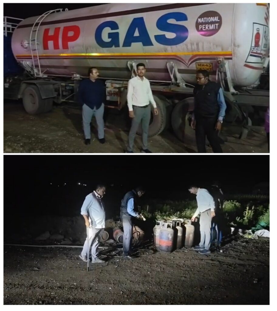 Gas mafia busted in Chhatrapati Sambhajinagar