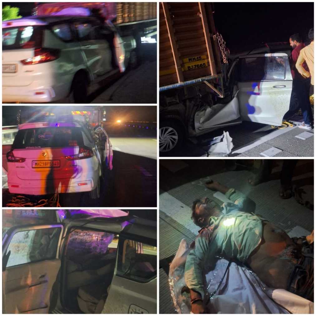 Horrific accident on the Samruddhi Mahamarg