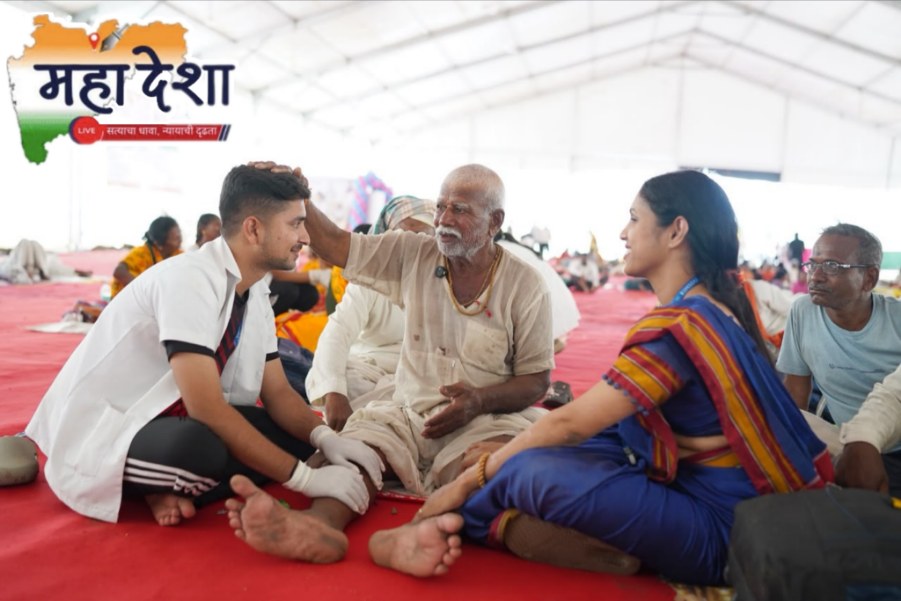 Safeguarding the health of lakhs of Warkaris through the 'Charanseva' initiative.