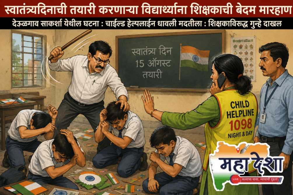 Teacher severely beats students preparing for Independence Day