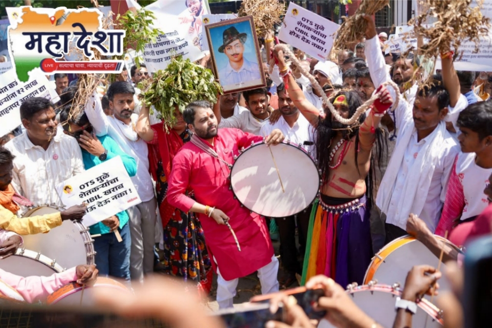 Ravikant Tupkar, who has sounded the bugle for farmers' rights.