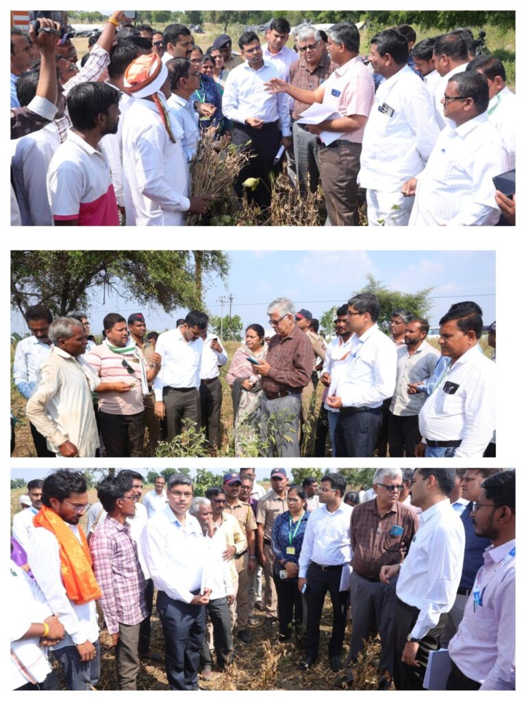 Central team conducts an in-depth review of the situation in the Amravati division.